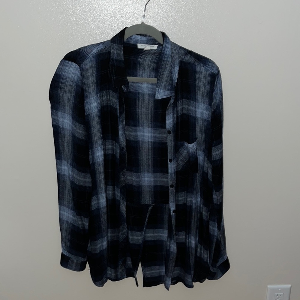 Oversized boyfriend style flannel